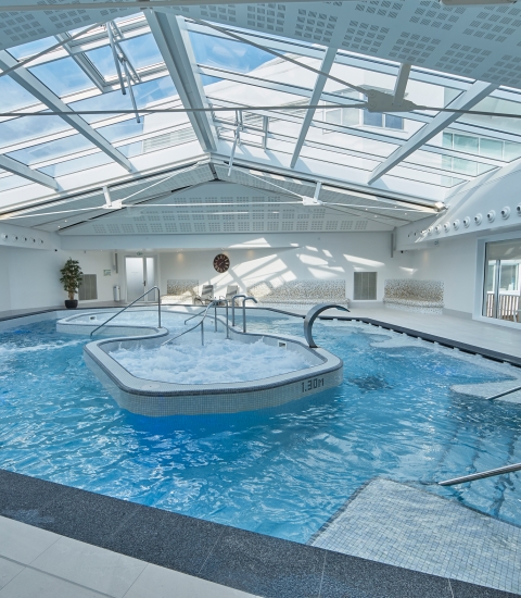 Seawater spa circuit pool at Miramar La Cigale